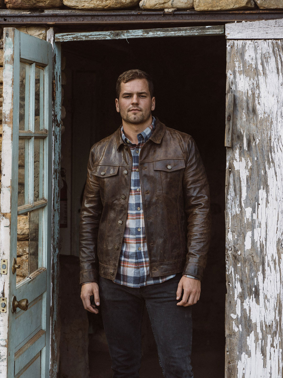 Vintage Leather Flight jacket